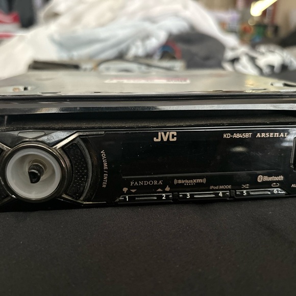 JVC CD Receiver KD-A845BT Arsenal Bluetooth Pandora Sirus XM Knob Is Missing - Picture 1 of 12
